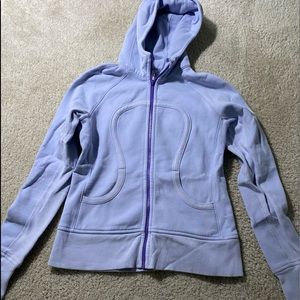 Purple Lululemon Athletica Zip Up Womens Size 8